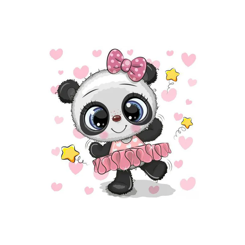 (D) Panda Ballerina 20*20 cm WD2479