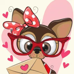 (D) Liebesbrief 20*20 cm WD2481