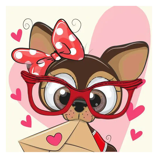 (D) Love Letter 20*20 cm WD2481