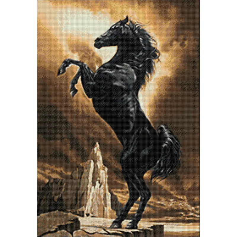 (D) Starkes Pferd 48 * 70 cm WD2391