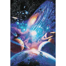 (D) Unendliches Universum 48*70 cm WD2393