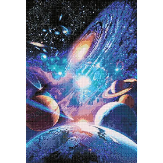 (D) Univers infini 48*70 cm WD2393