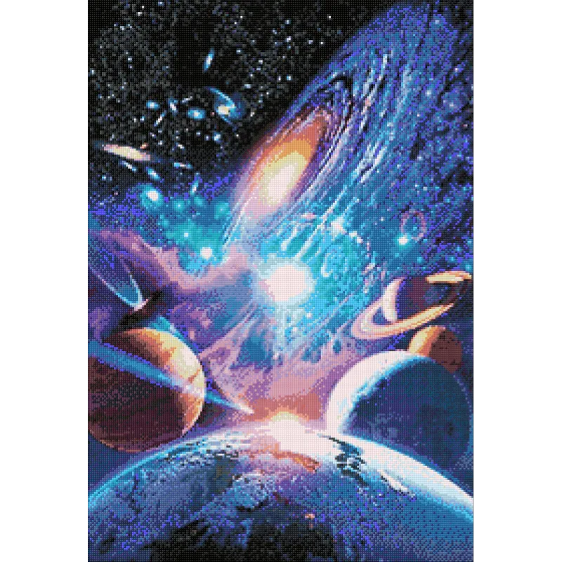 (D) Univers infini 48*70 cm WD2393