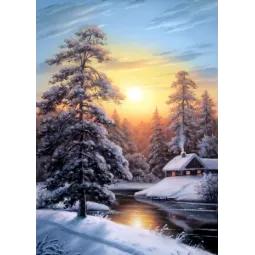 Žiemos saulėtekis 50*70 cm WD2611