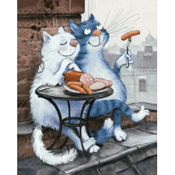 (D) Auf dem Dach 40 х 50 cm WD264