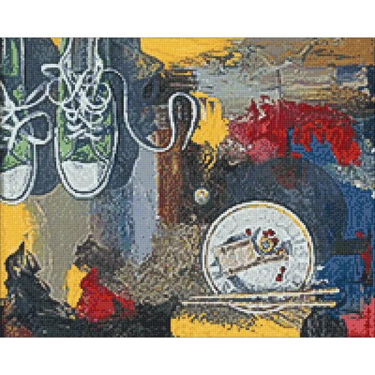 (D) Teenager's breakfast 50X40 WD2651