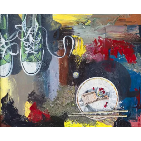 (D) Teenager's breakfast 50X40 WD2651