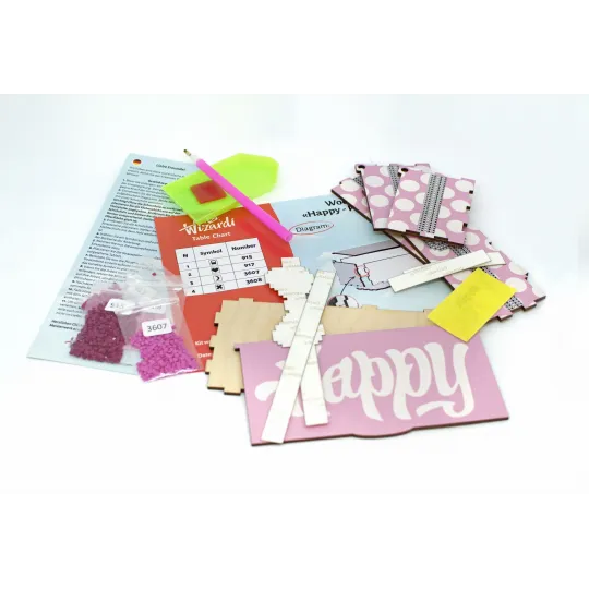 (Édition coffret) Happy - Rose WW057