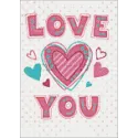 SALE (Discontinued) Love You 27*38 cm WD2314