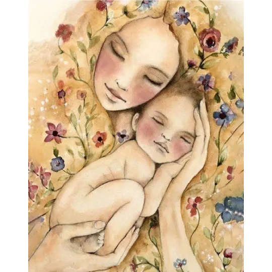 (D) Mother's Warmth 38*48 cm WD2317
