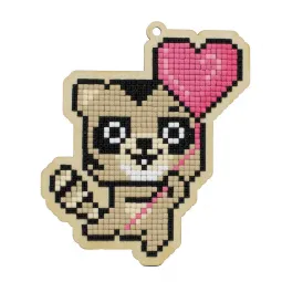 Waschbär verliebt WWP398