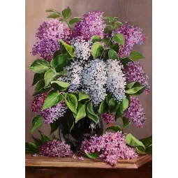 A bouquet of lilacs 50*70 cm WD2663 (D)