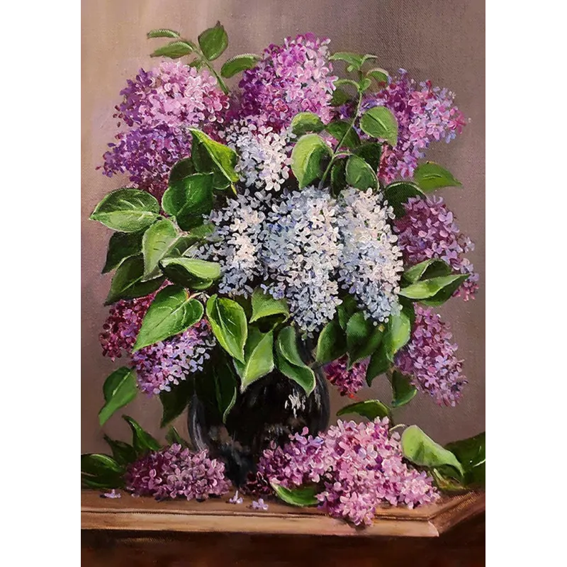 Un bouquet de lilas 50*70 cm WD2663