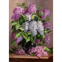 A bouquet of lilacs 50*70 cm WD2663