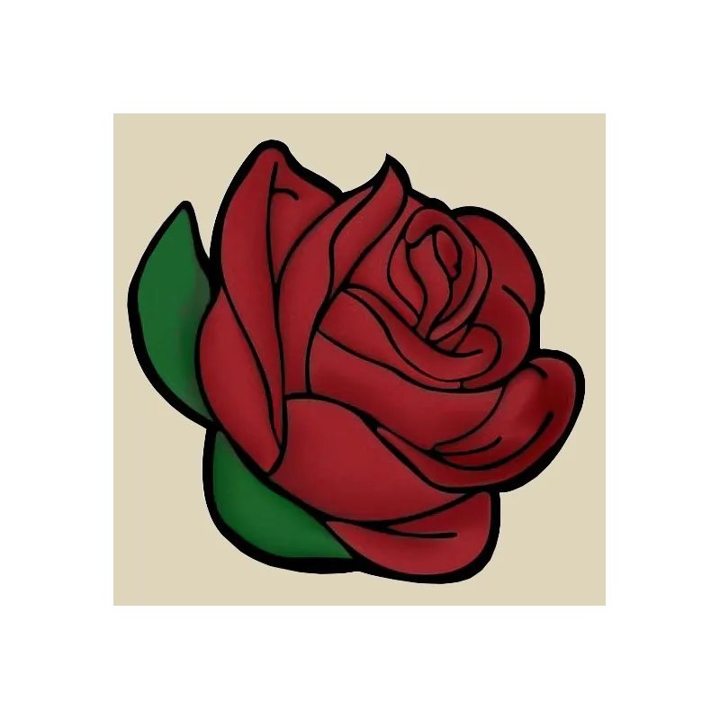 VENTE (Discontinué) Rose Bud 20*20 cm  WD299