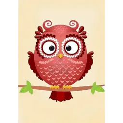 (D) Owl Phil 20 х 30 cm WD250