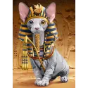 (Eingestellt) Pharao Sphynx Katze 27*38 cm WD2511