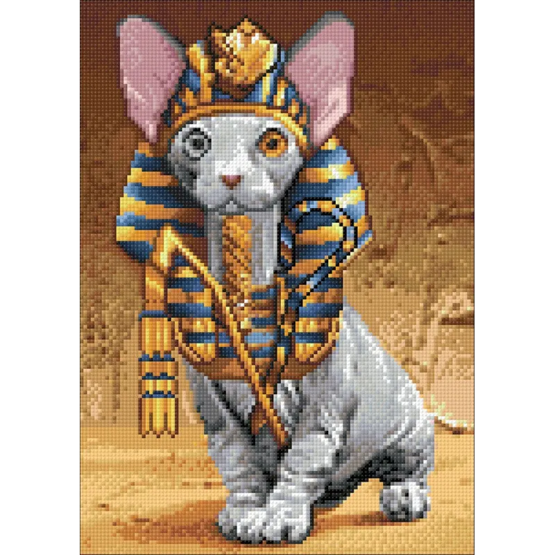 (Eingestellt) Pharao Sphynx Katze 27*38 cm WD2511