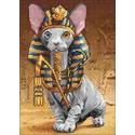 (Eingestellt) Pharao Sphynx Katze 27*38 cm WD2511