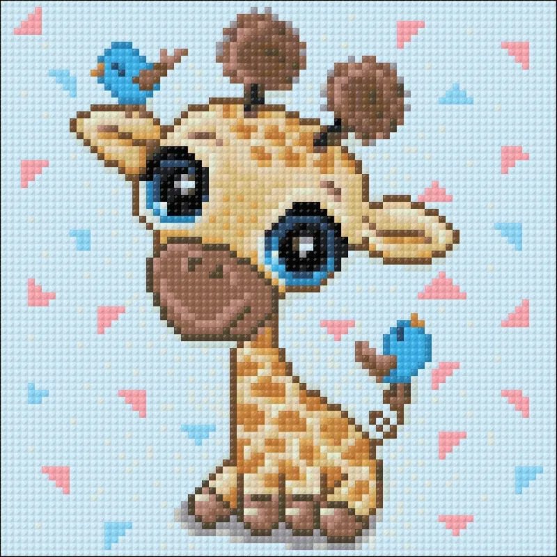Babygiraffe 20*20 cm WD2528 (D)