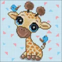 Babygiraffe 20*20 cm WD2528 (D)