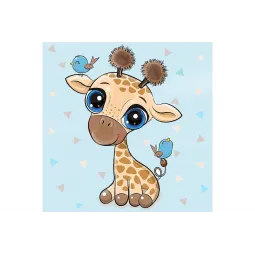 Baby Žirafa 20*20 cm WD2528 (D)