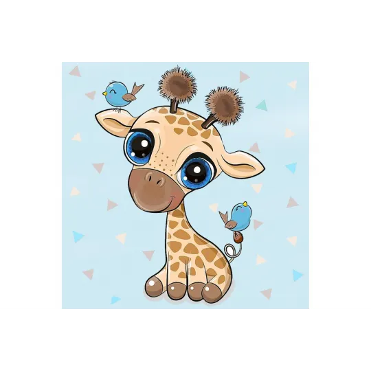 Babygiraffe 20*20 cm WD2528 (D)