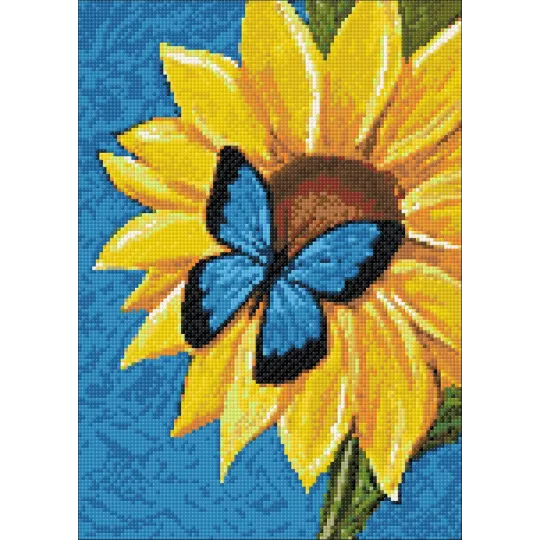 Papillon et Tournesol 27*38 cm WD031