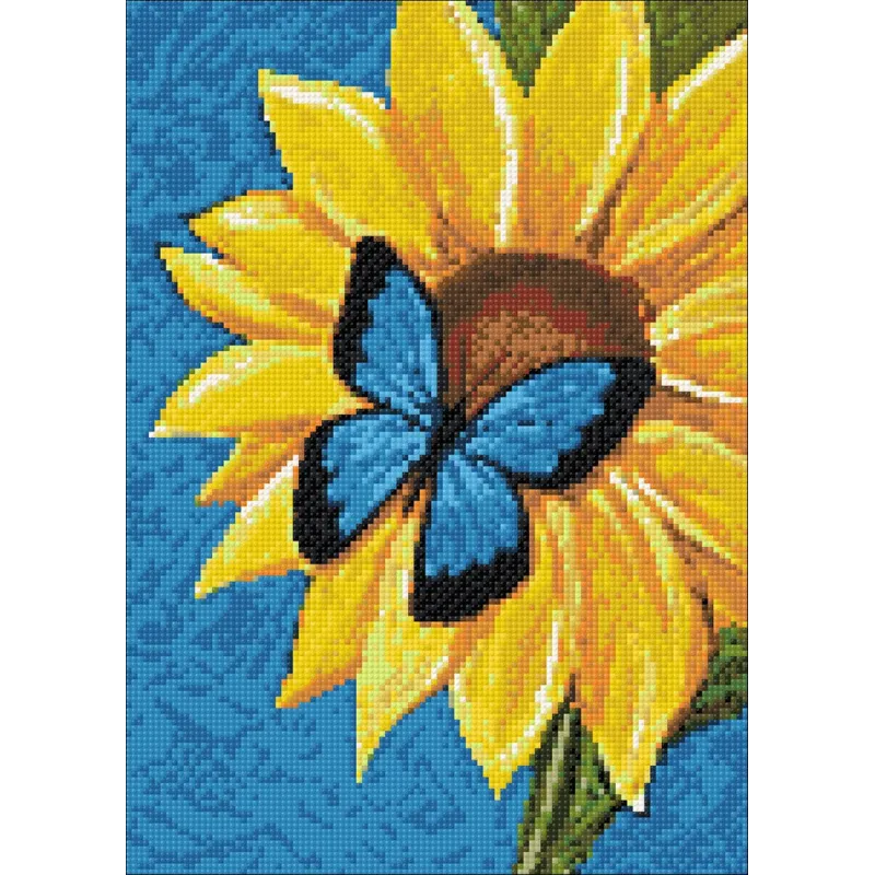 Papillon et Tournesol 27*38 cm WD031