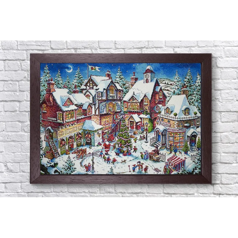 (D) Weihnachtsgetümmel 100*68 cm WD2429