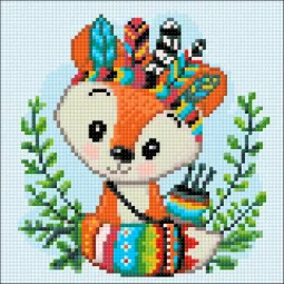 Renard indien 20*20 cm WD2532