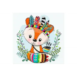 Renard indien 20*20 cm WD2532