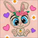 Kleiner Hase 20*20 cm WD2533 (D)