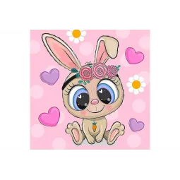 Kleiner Hase 20*20 cm WD2533 (D)