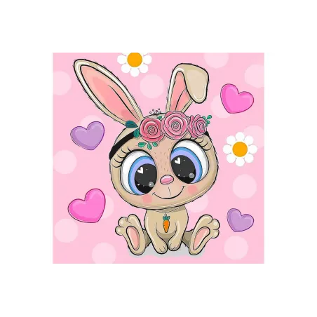Kleiner Hase 20*20 cm WD2533 (D)