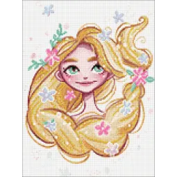 (D) Frühlingsprinzessin 30*40 WD3009