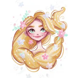 (D) Frühlingsprinzessin 30*40 WD3009