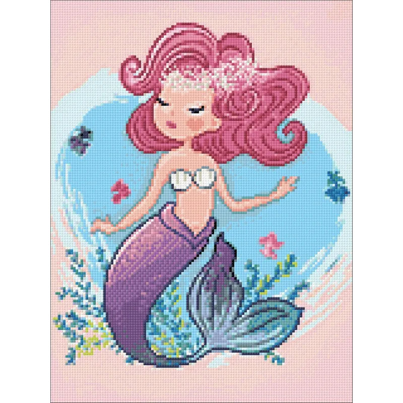 (D) La petite sirène 30*40 WD3010