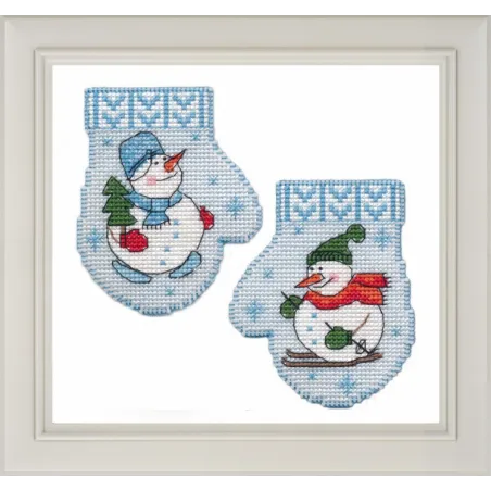 SALE Mitten. Snowman S1141 (D)