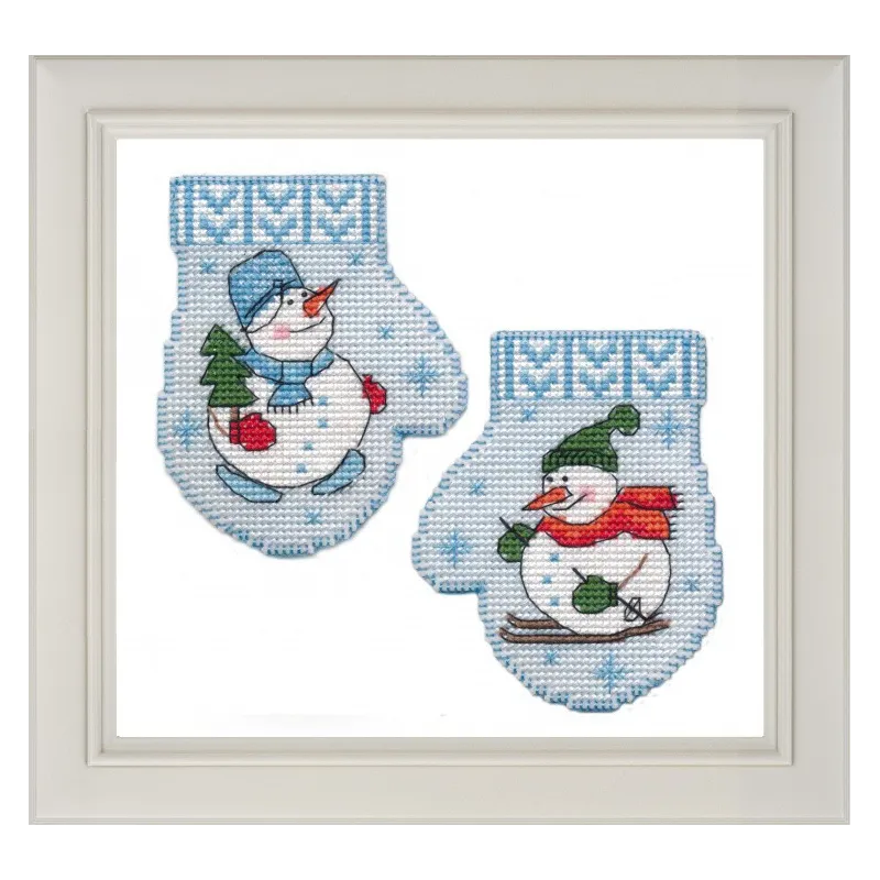 SALE Mitten. Snowman S1141 (D)