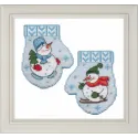 SALE Mitten. Snowman S1141 (D)
