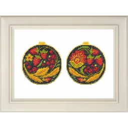 Weihnachtsschmuck. Chochloma S1147