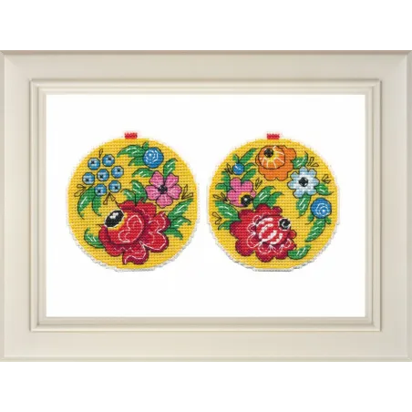 Елочная Игрушка. Городецкая Роспись S1148