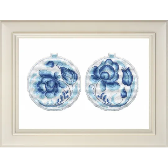 Елочная Игрушка. Гжель S1149