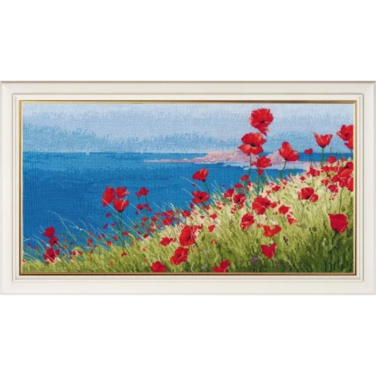 VERKAUF Sommer, Meer, Mohnblumen S1028