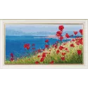 VERKAUF Sommer, Meer, Mohnblumen S1028