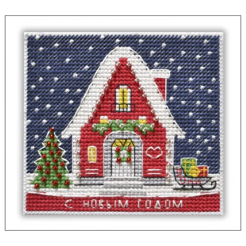 (Discontinued) Magnet. New Year’s House S1129