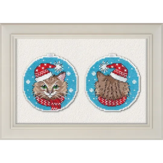 VENTE Chat de Noël S1136 (D)