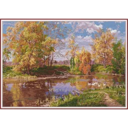 IŠPARDAVIMAS Rudens tvenkinys S1240