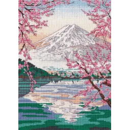 Fujiyama and Lake Kawaguchi S1311